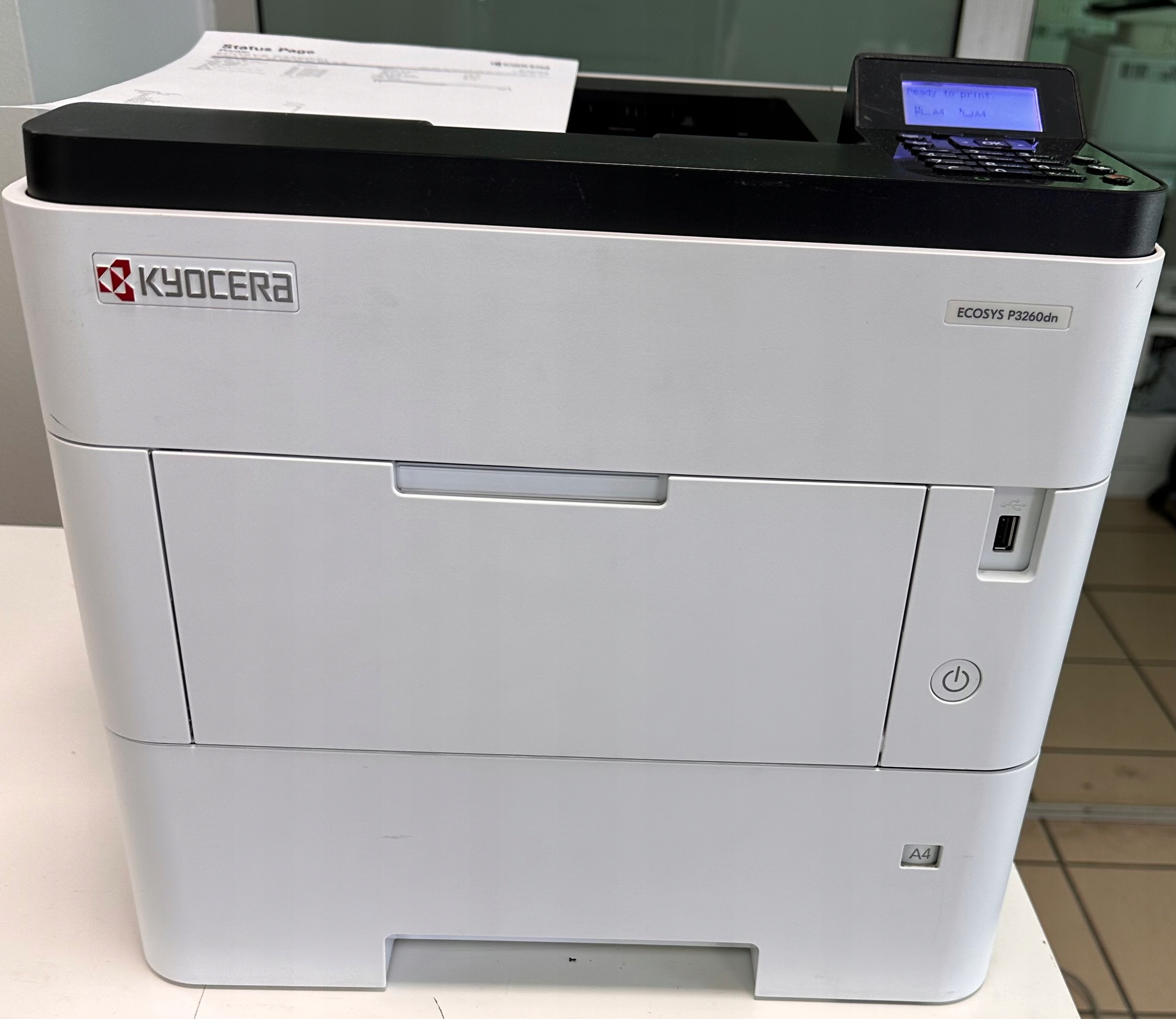 Jednoúčelová tiskárna Kyocera Ecosys P3260DN s kapacitou 107 tisíc stran