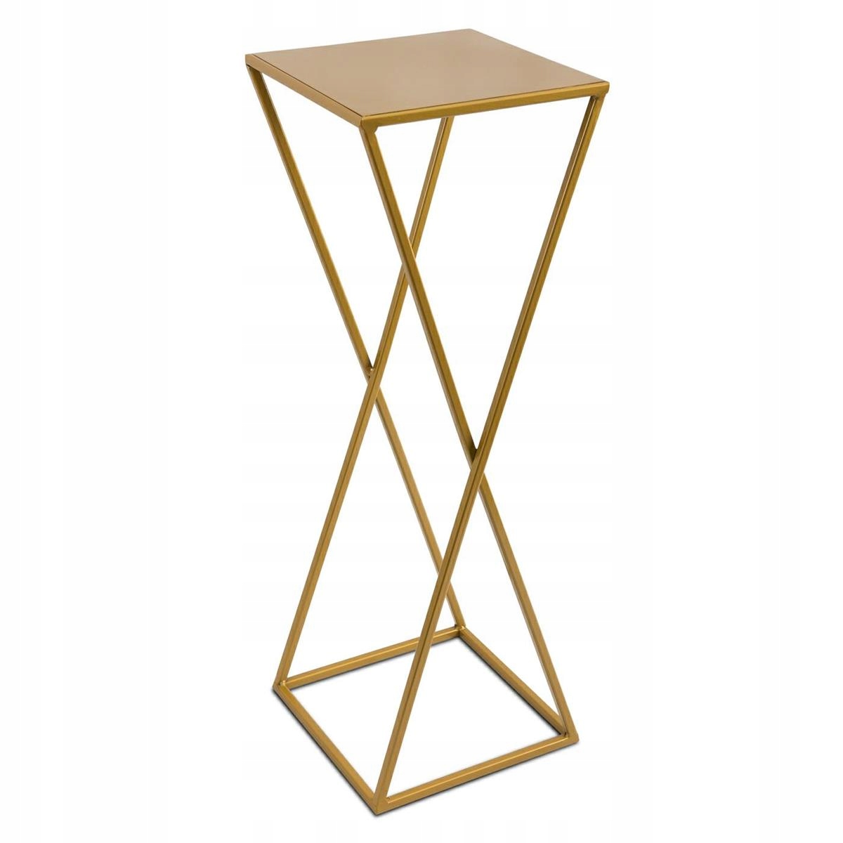 

Kwietnik nowoczesny dekoracja złota ozdoba na stół