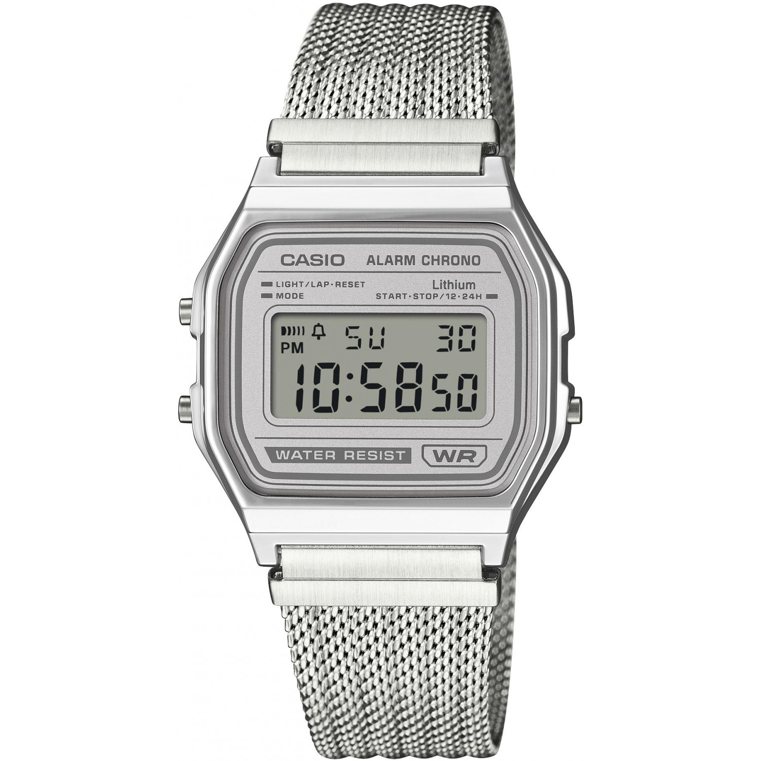 Hodinky Casio Vintage A158WEM-7EF stříbrné