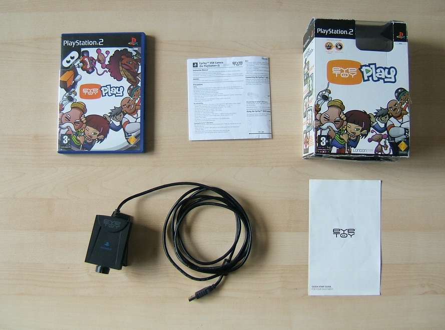 Kamera Eye Toy Sony Playstation PS2 BOX + Eye Play