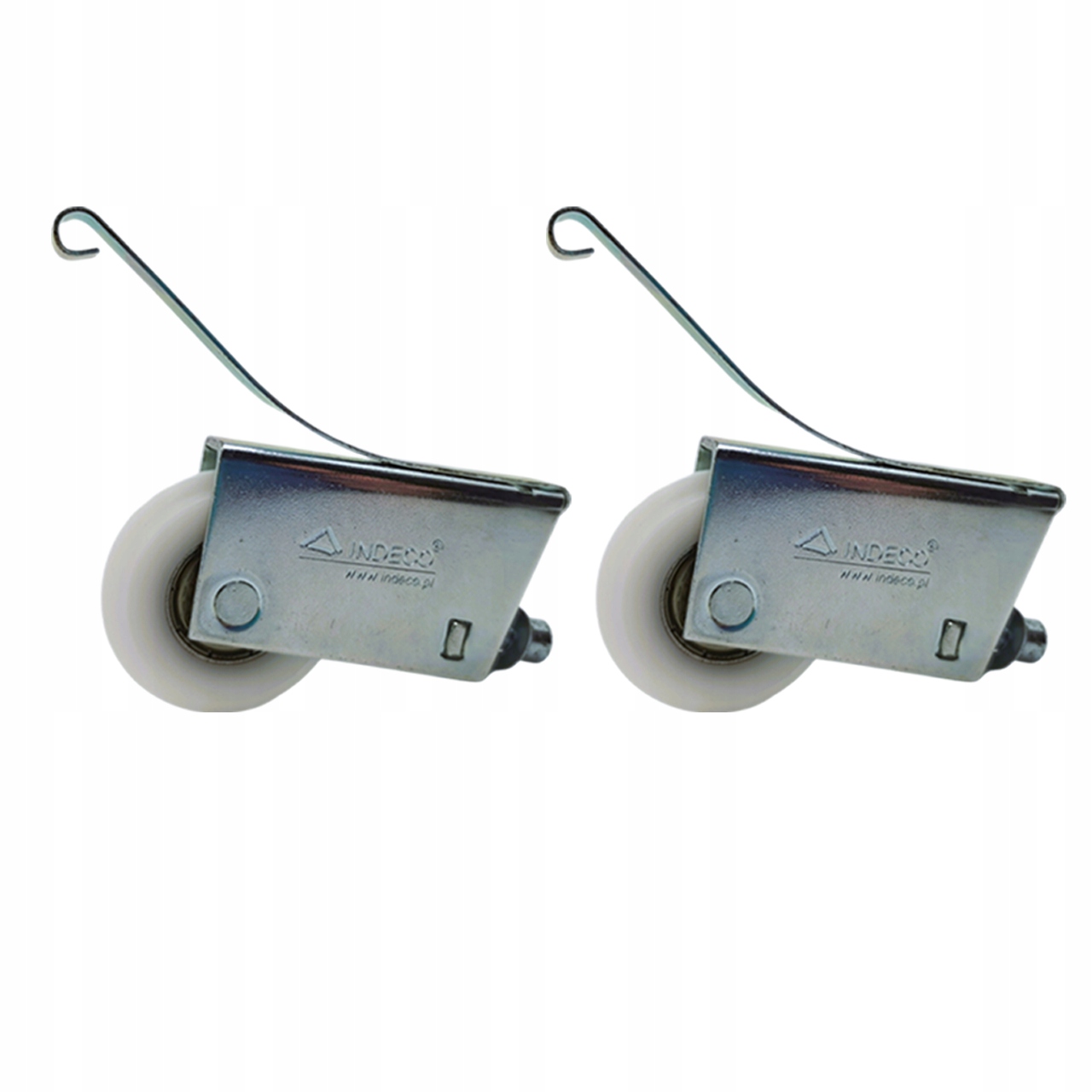 Роликовая тележка с нижним подшипником для шкафа и раздвижной двери INDECO 2шт