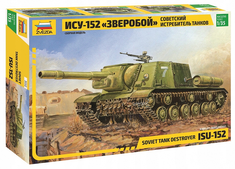 1:35 Zvěrokruh ISU-152 Soviet self-propelled gun