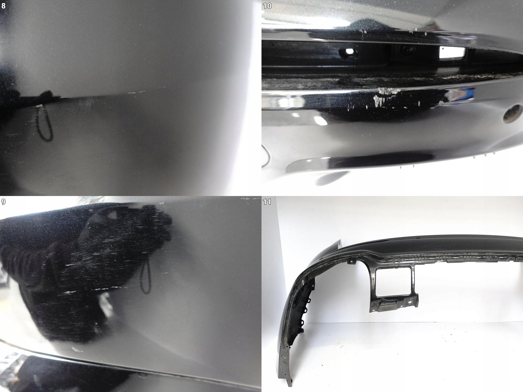 MASERATI GRECALE M182 22- bumper SPOILER diffuser corner rear part (4xPDC)