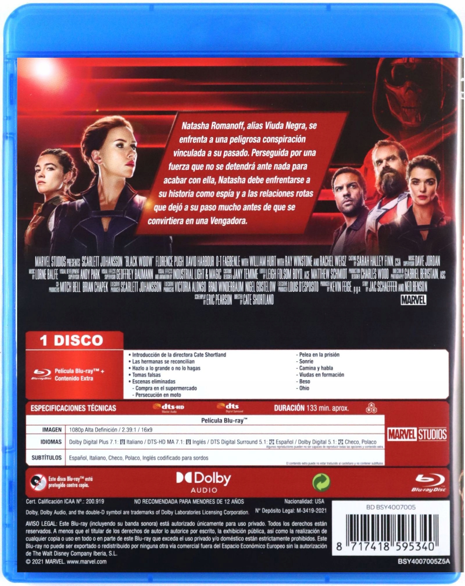 CZARNA WDOWA (BLU-RAY) Dubbing PL Stan opakowania oryginalne