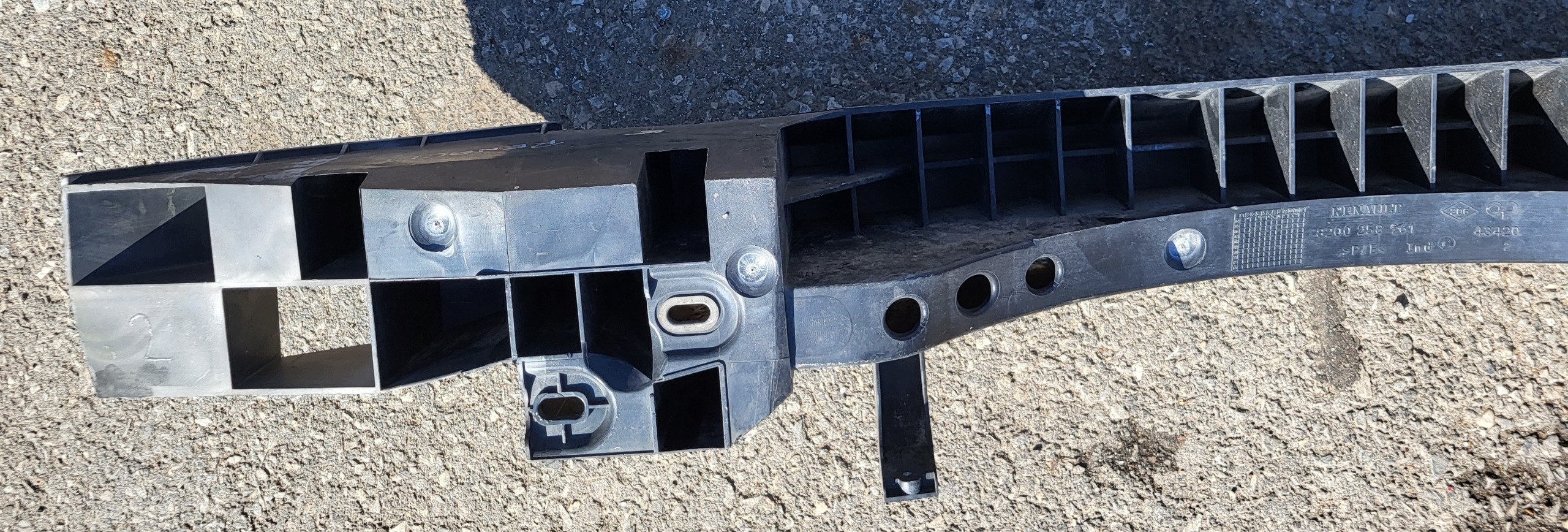 RINFORZO PARAURTI Supporto Traversa Paraurti posteriore ABSORBER RENAULT MODUS e 1 8200258961