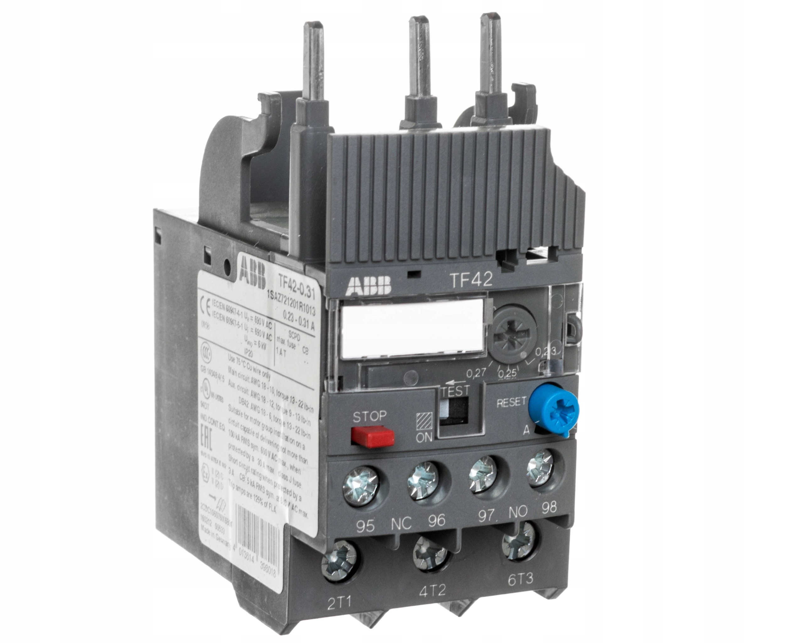 

Przekaźnik termiczny Abb 1SAZ721201R1013