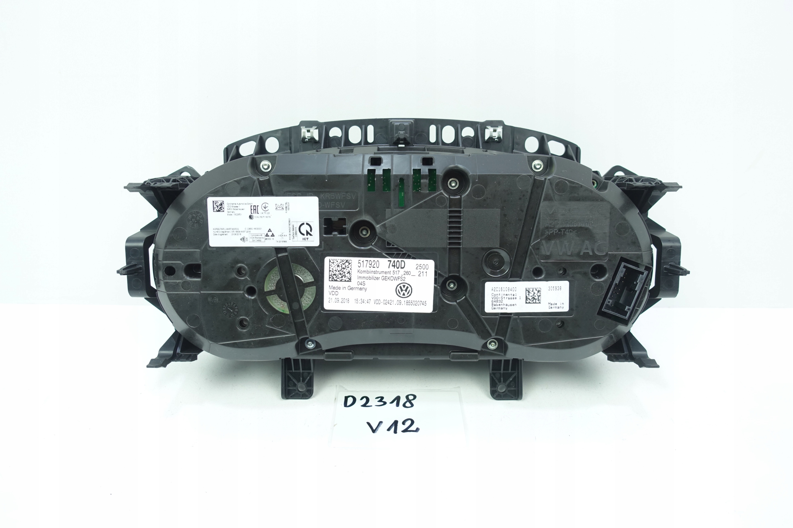 dials dials VW SPORTSVAN 517 39544KM 517920740D