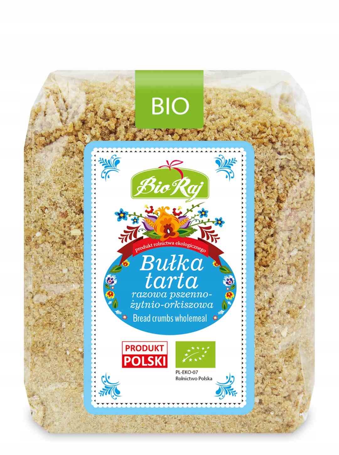 Levně 5x Bio Raj Strouhanka jednorázová Bio 250 g