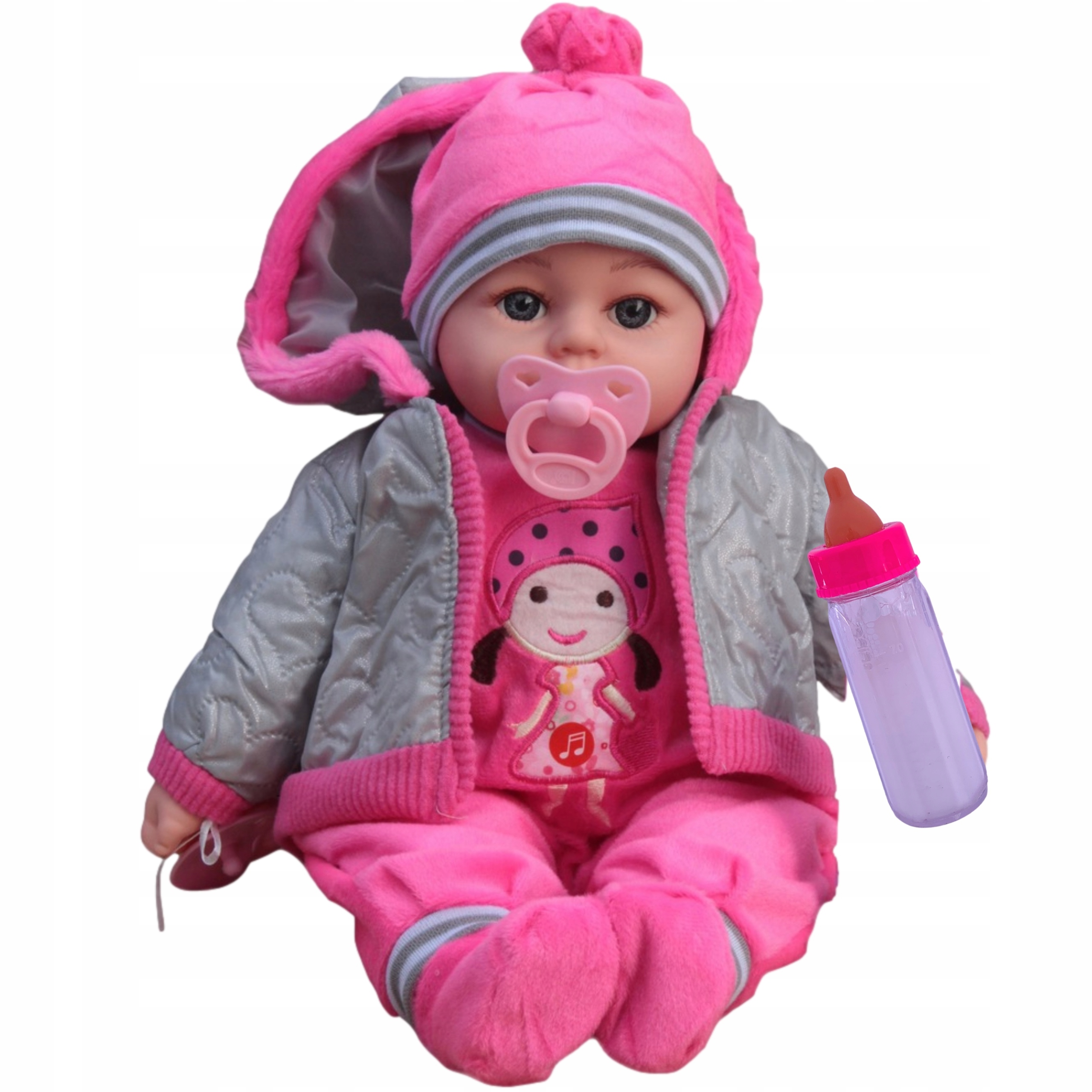 LALKA BOBAS MÓWI I ŚPIEWA BOBASEK SMOCZEK BUTELKA