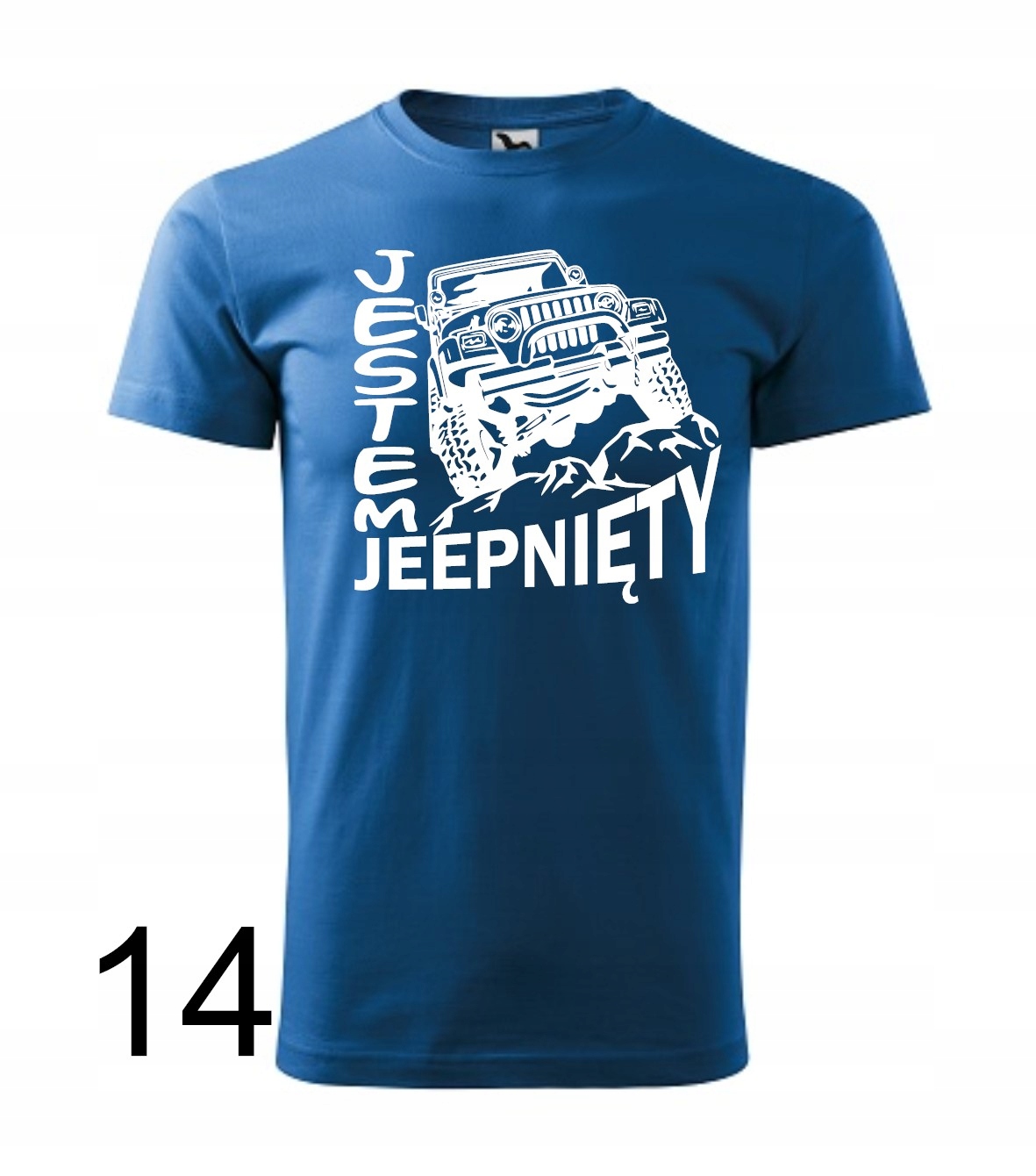 

Koszulka męska Jestem Jeepnięty Wrangler