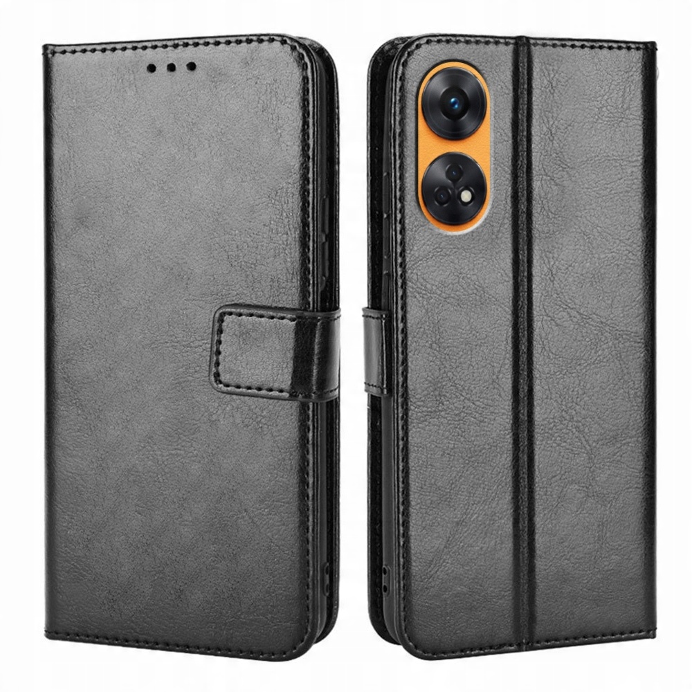 

Etui z Klapką Skórzane do Oppo Reno 8T Szkło