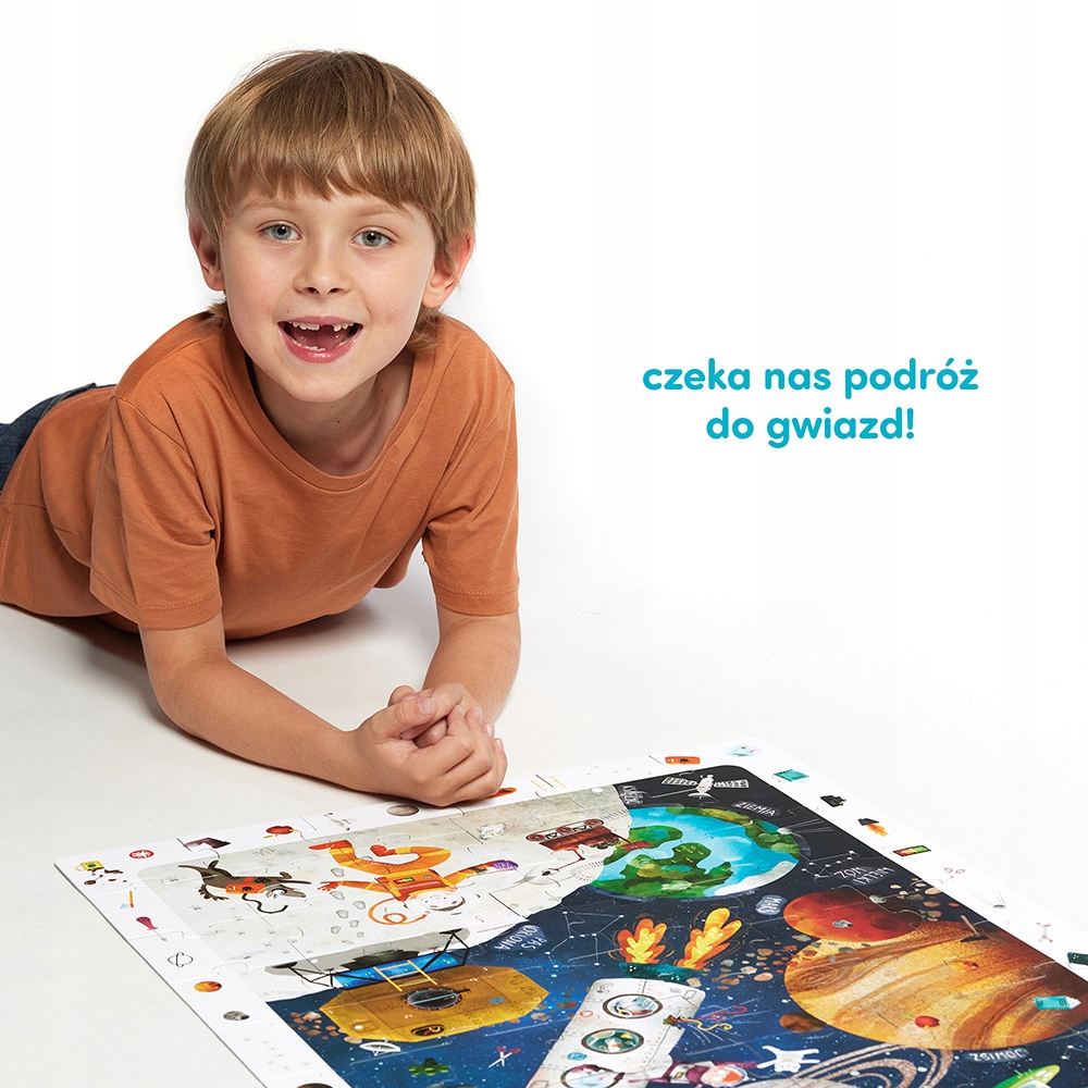 PUZZLE 60 SKLÁDAČKA VEĽKÉ POZOROVACIE + PLAGÁT KOZMOS GALAXIA 4+ CZUCZU Kód výrobcu 7804700