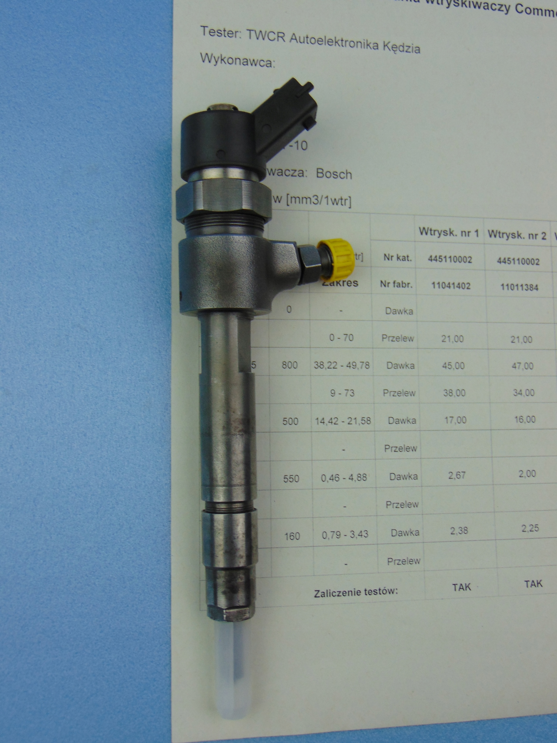 injector 1,9JTD 1,9CDTI 0445110002 Sprawdzony!!! warrenty!!
