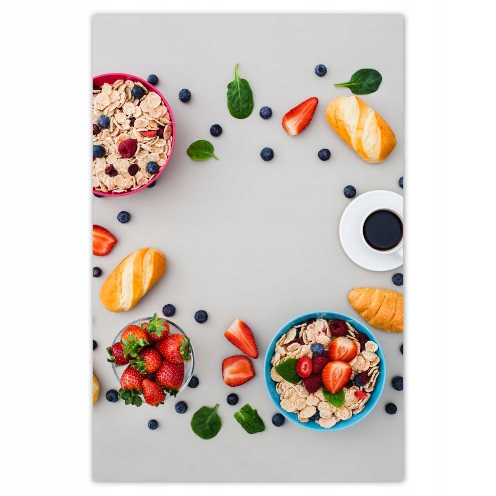 

Plakat samoprzylepny 40x60 Zdrowe śniadanie