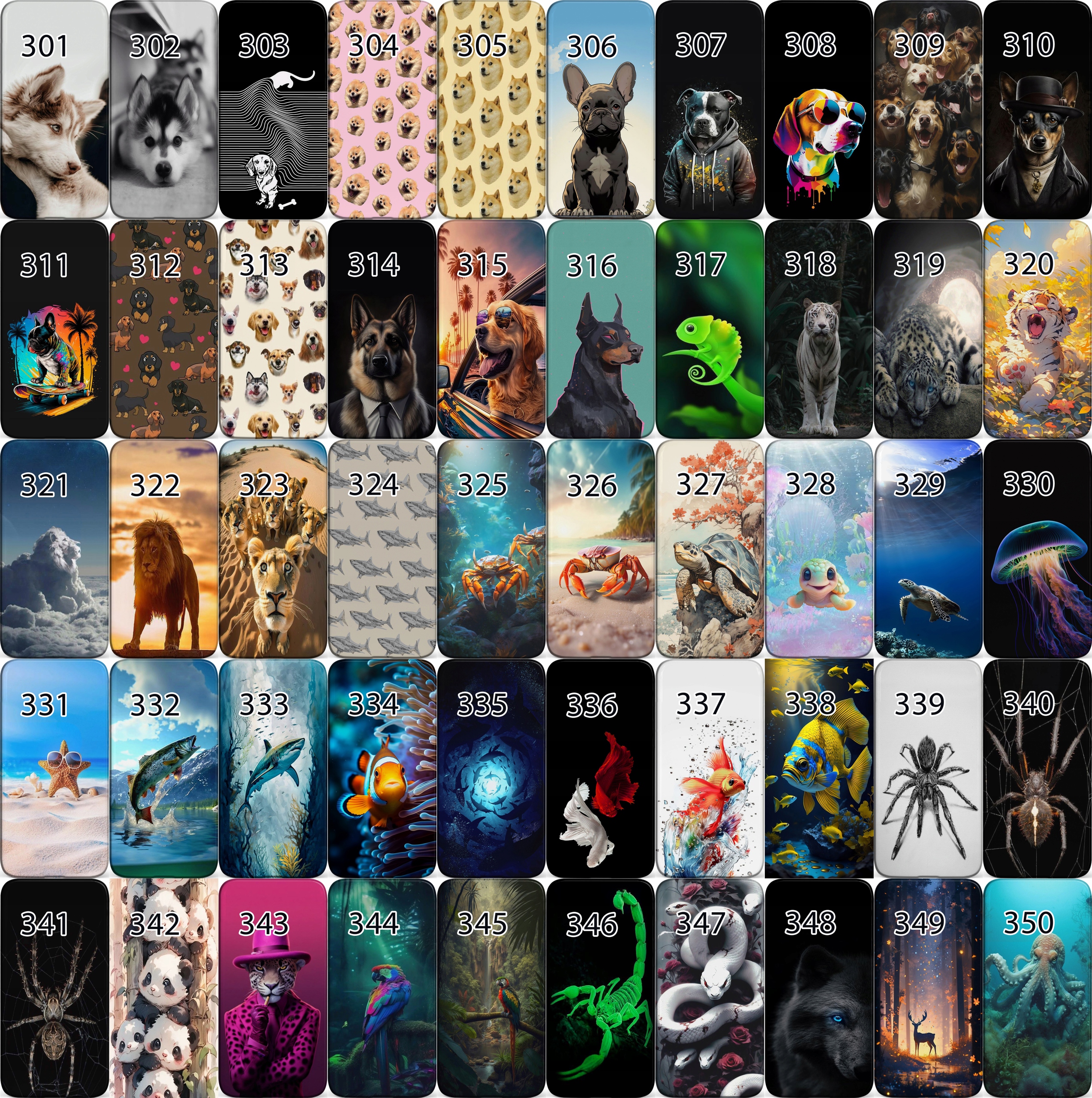 TOK NYOMTATOTT TOK Samsung Galaxy A13 5G / A04S KÜLÖNBÖZŐ szarvas erdő bambi Szín sokszínű