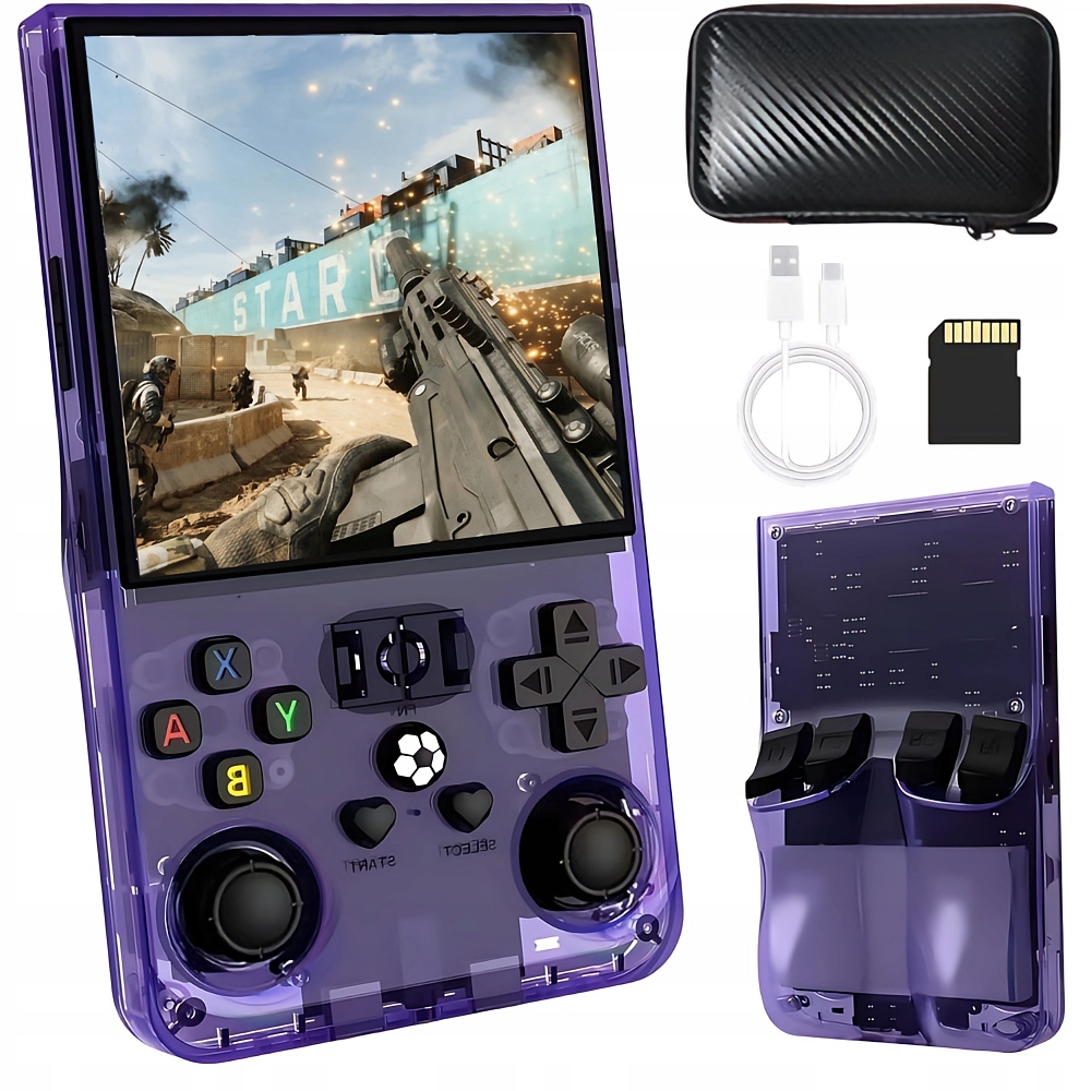 Konsola R36MAX Przenośna 18000 Gier Retro Linux 64GB