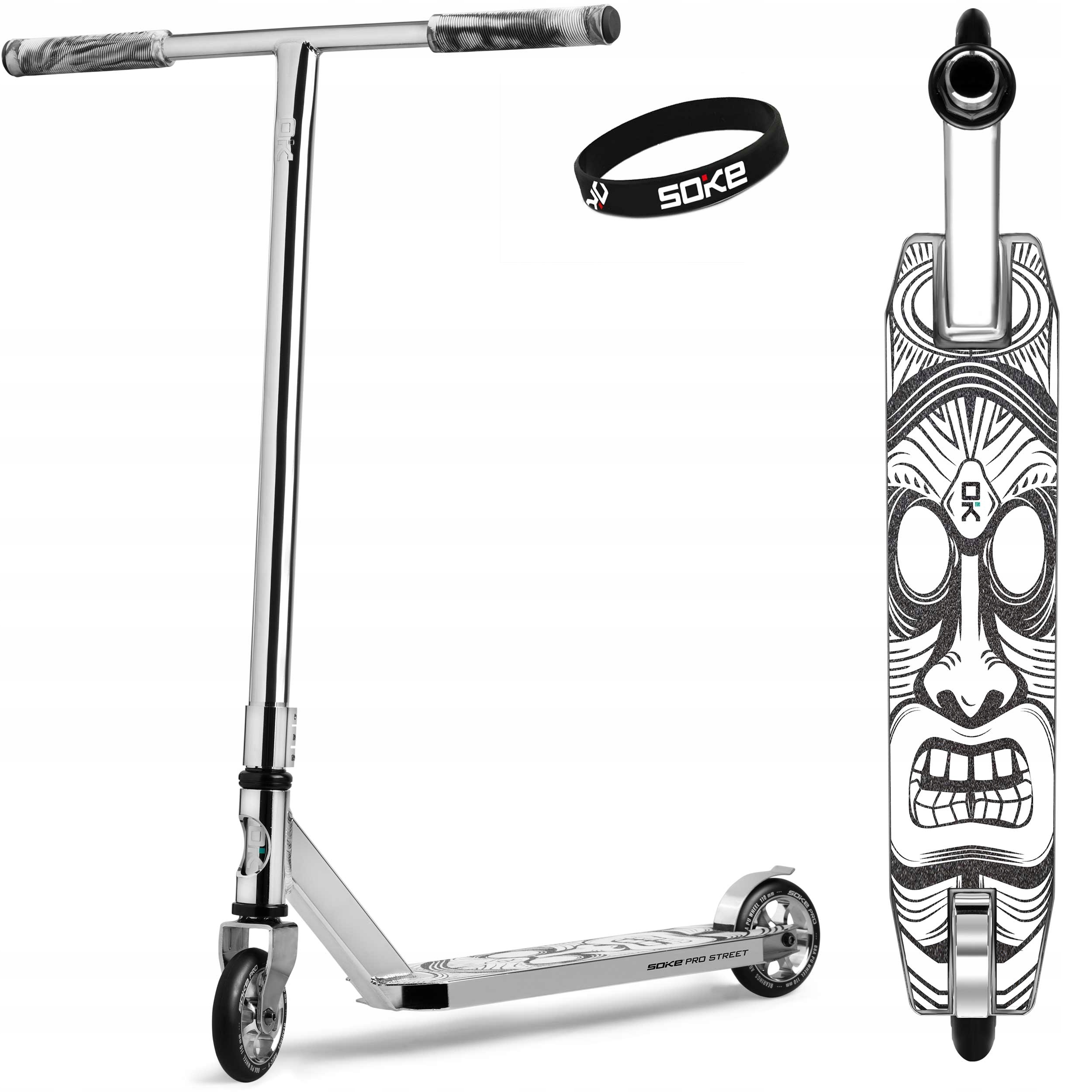 

Hulajnoga Wyczynowa Soke Pro Street ABEC-9 T-bar