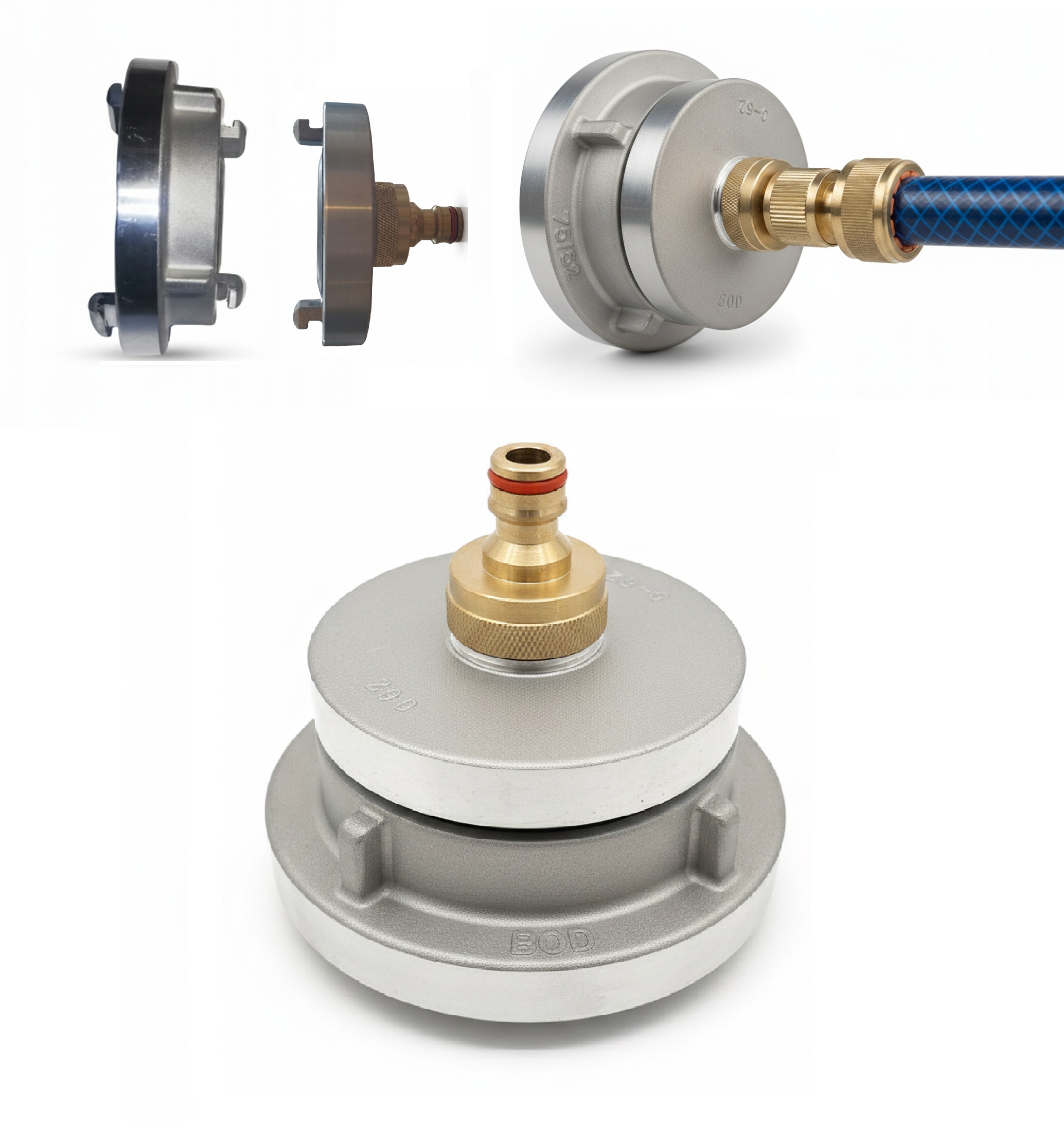 Hydraulická redukce 75/52 2 palce z hydrantu na hadice Výrobce