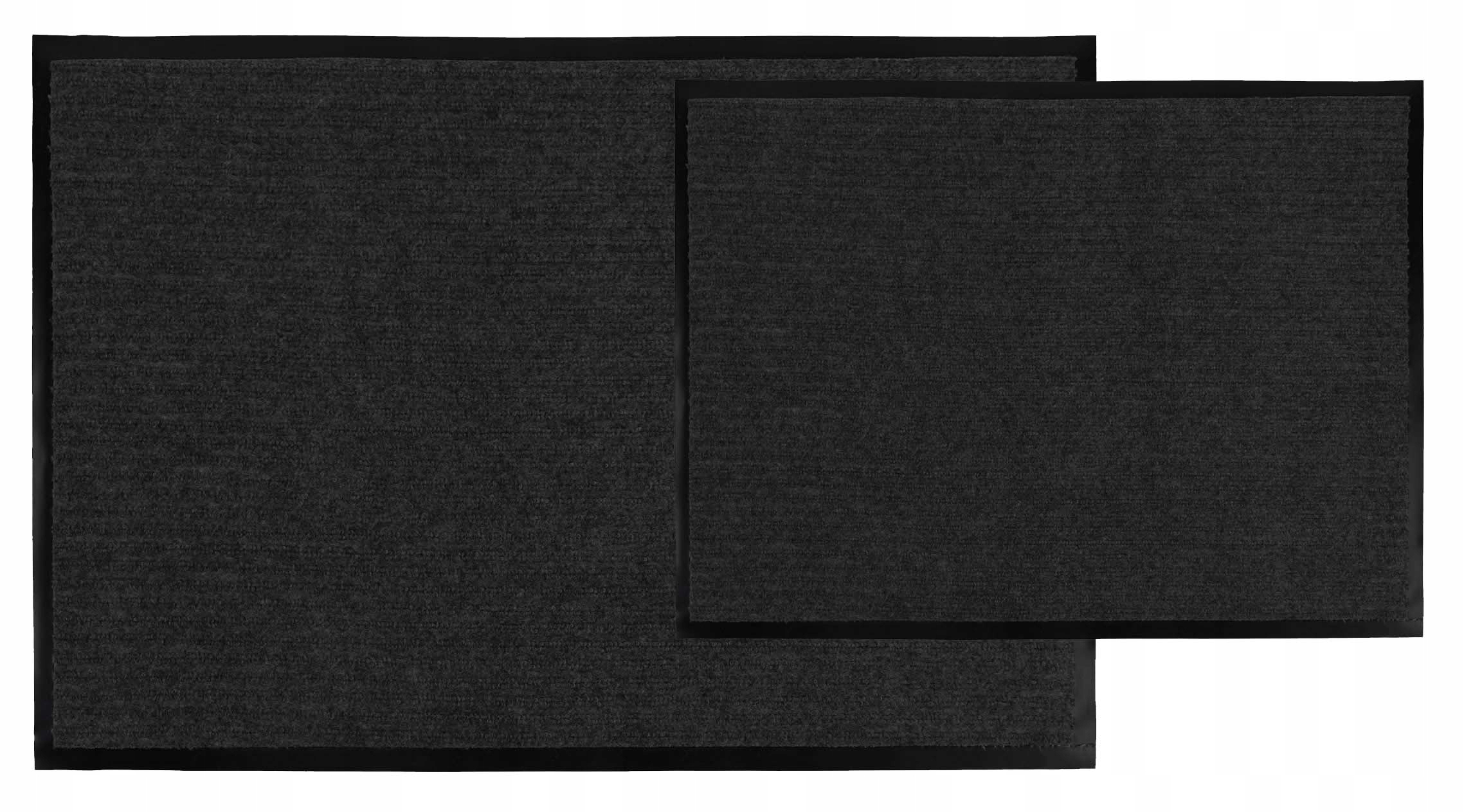 40x60 cm WYCIERACZKA CZARNA PRZED DRZWI PALERMO