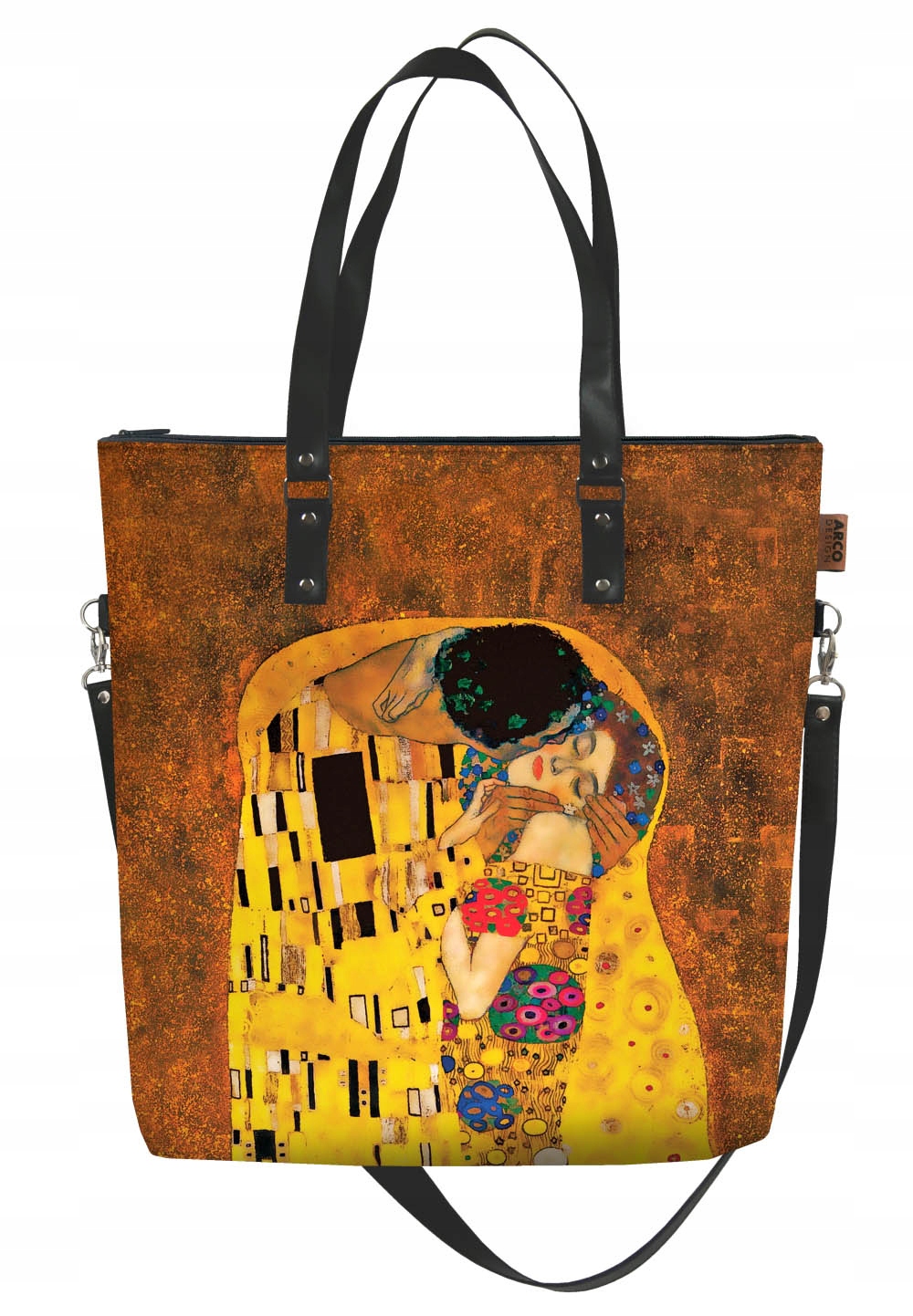 

Torba Bertoni shopper z nadrukiem Maxa - Pocałunek