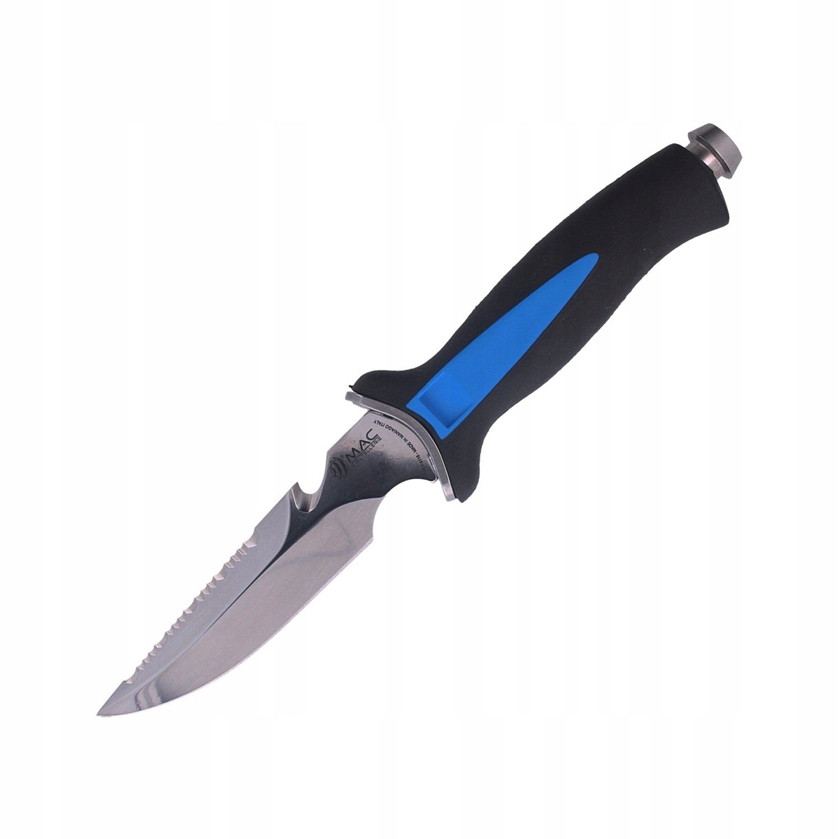 Nůž potápěčský Mac Coltellerie Aquatys Blue MC AQT12.B 120 mm