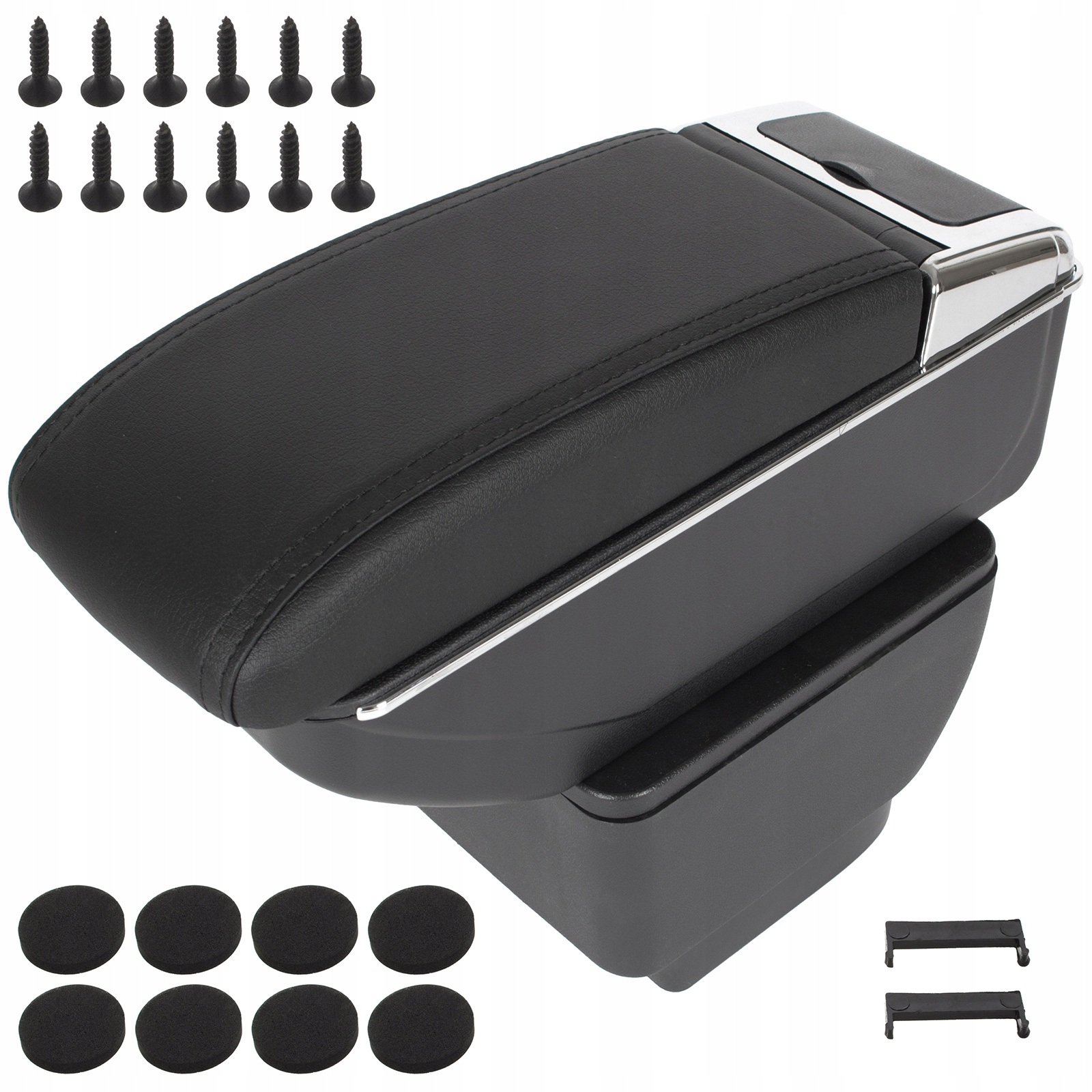 Mazda 2 2007 – Loketní Opěrka Černá, Ekokůže