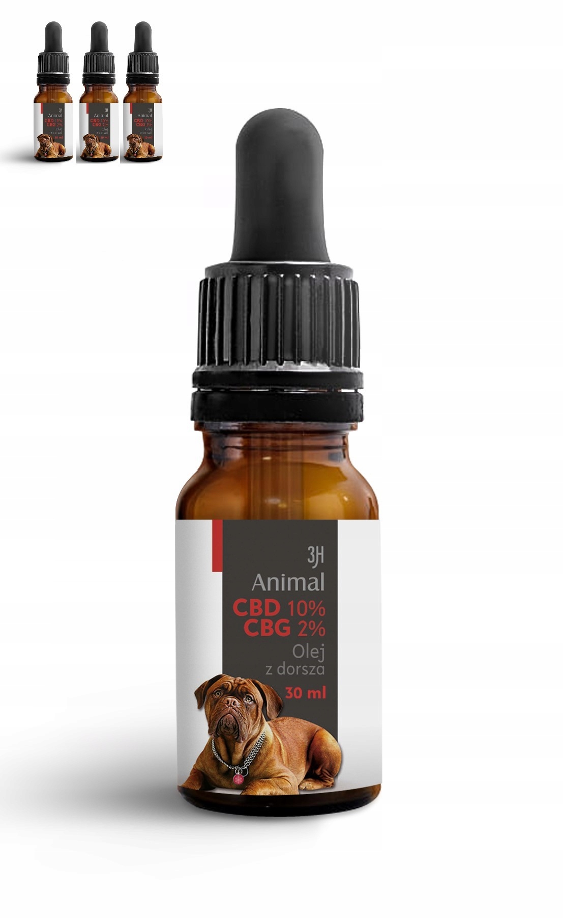 CBD10%+CBG2% Konopný Olej Pro Psy 30 ml