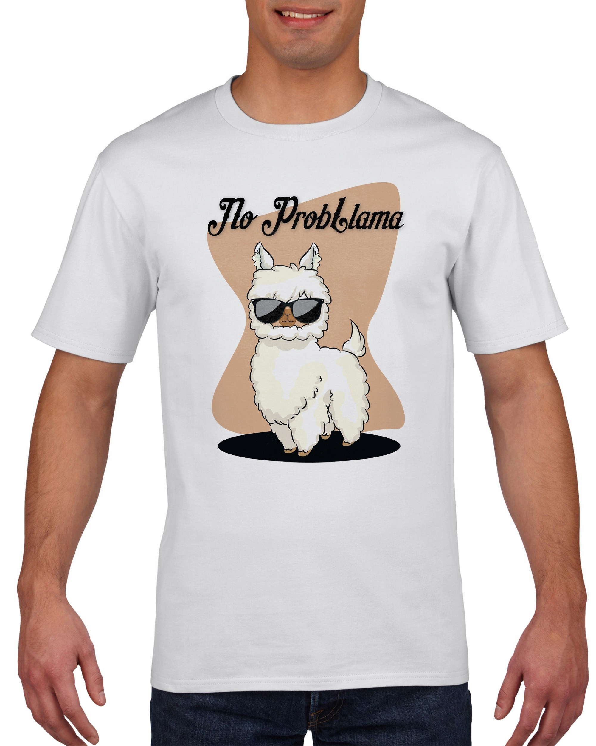 

Koszulka meska No Probllama Llama M