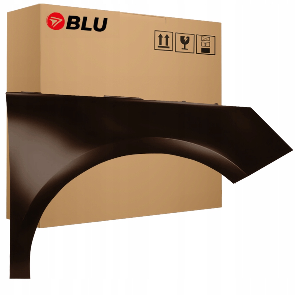 Blu Blatník Audi A1 8X LZ8W pravý hnědý 10-18 přední