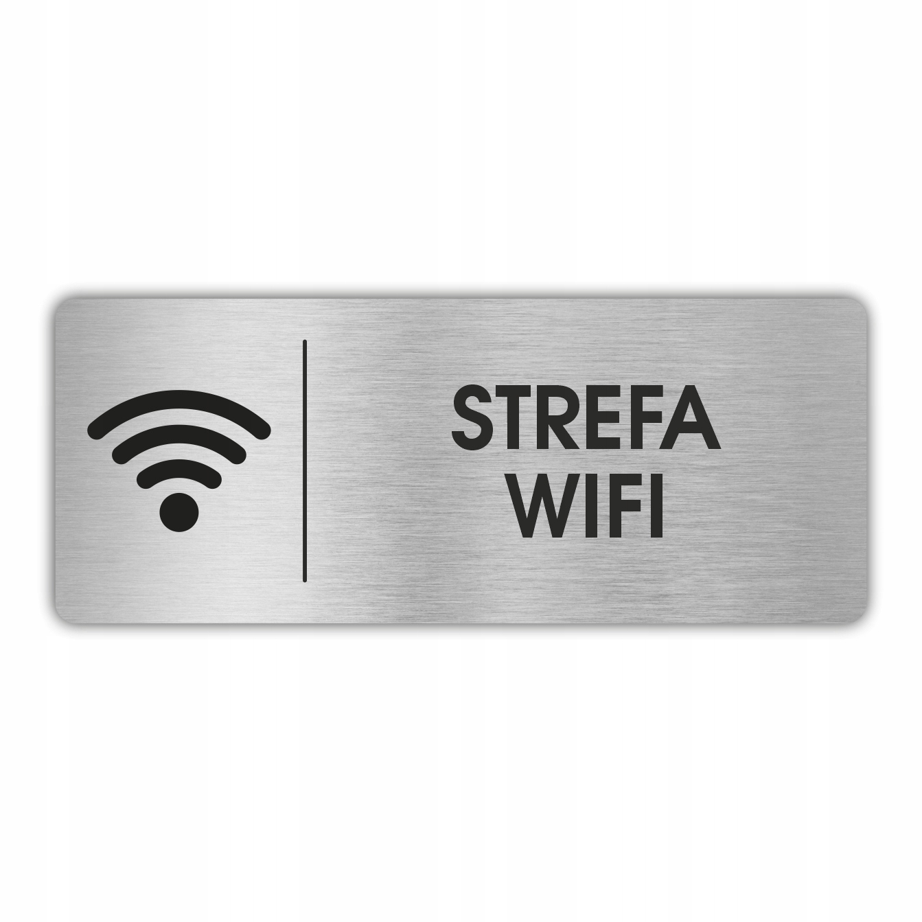 Tabliczka piktogram STREFA WIFI 20x8 cm