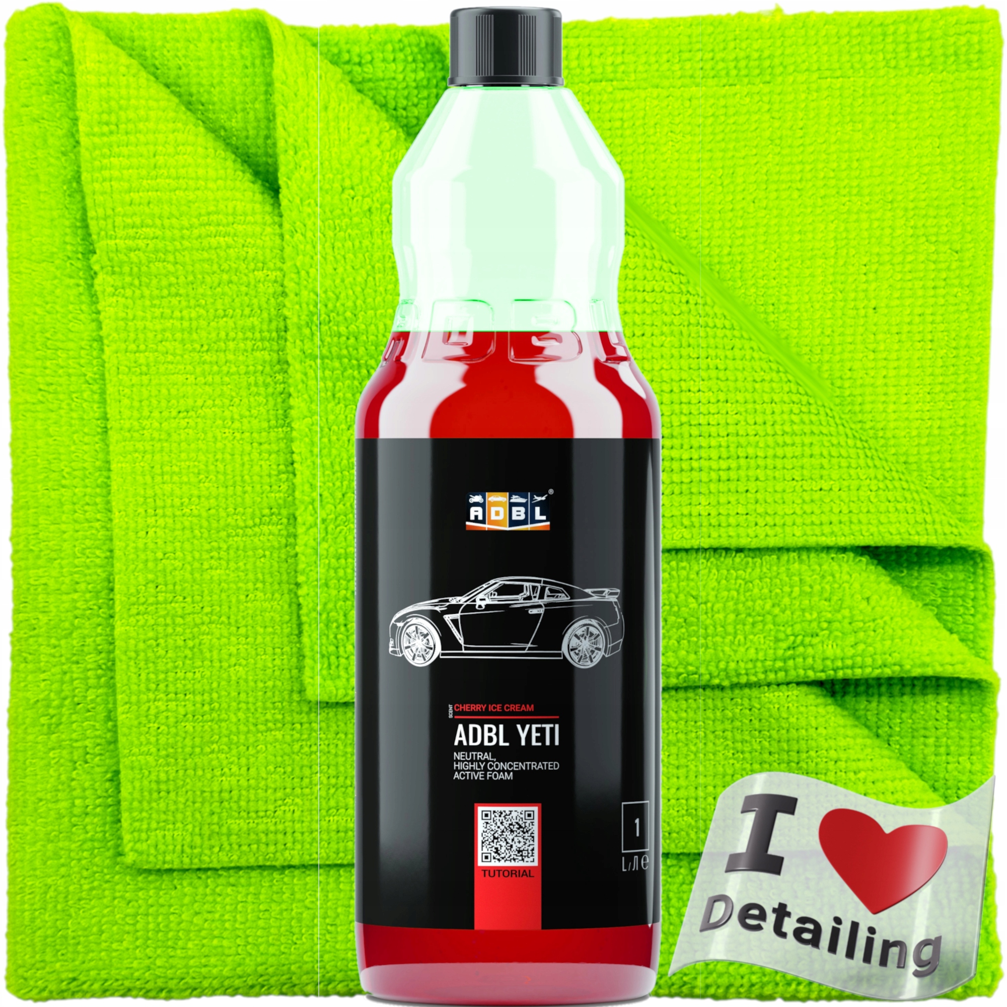 ADBL - Yeti Cherry Ice Cream - Piana Aktywna - 1L