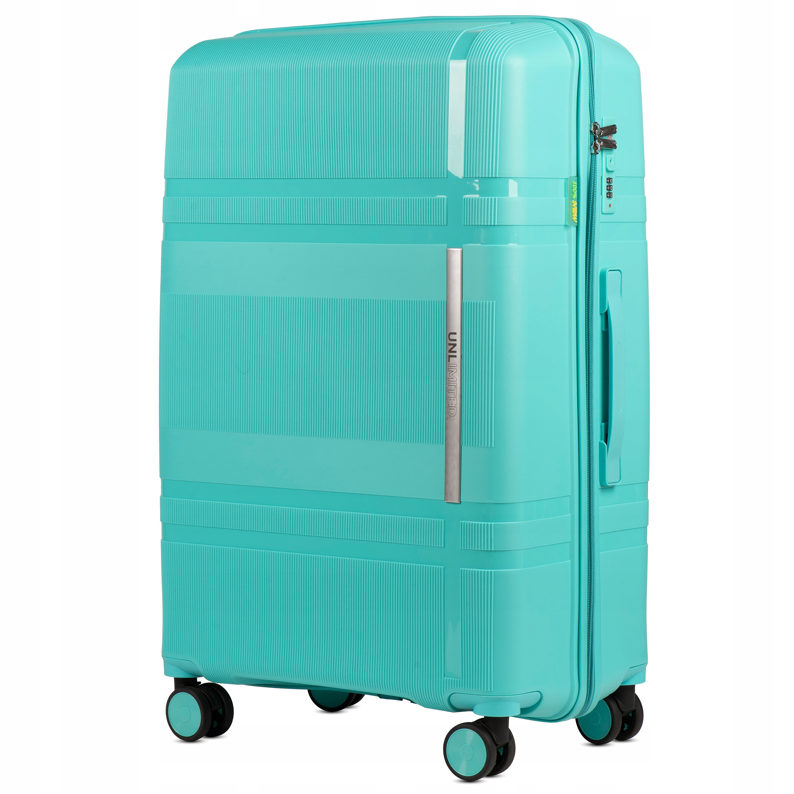 Niezniszczalna DUŻA WALIZKA podróżna XXL na kółkach TWARDA polipropylen Wielkość duża