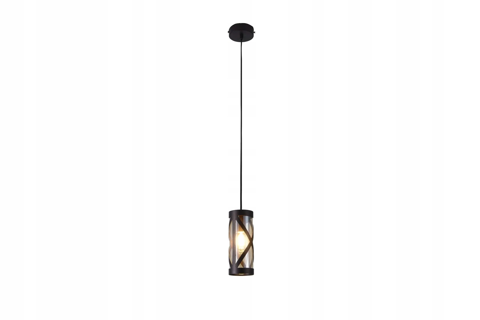 Závěsná lampa E14 1x40W barva Hnědá 5338 Oberon Rabalux
