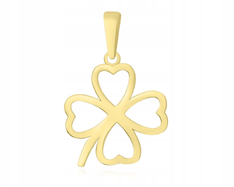 Zlatý přívěsek 585 Jetel Dámský Přívěsek na Řetízek