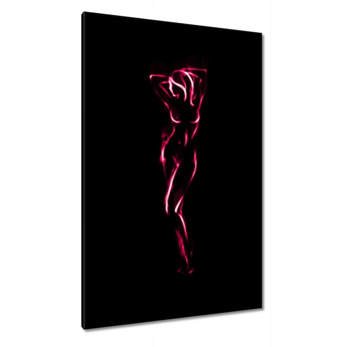 Obrazy 80x120 Horká dívka růžová