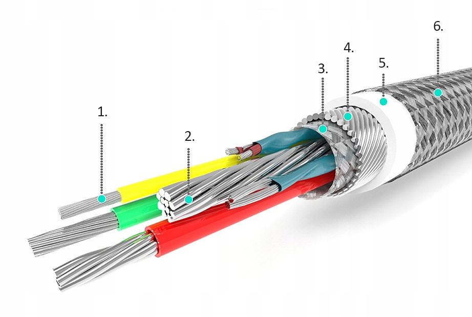 2M KABEL USB TYP-C SZYBKIE ŁADOWANIE AA QC 3.0 2A Kolor srebrny