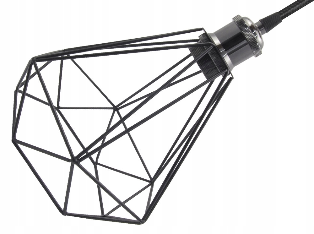 LAMPA SUFITOWA WISZĄCA DIAMA ŻYRADNOL LED LOFT BC3 Kolor czarny