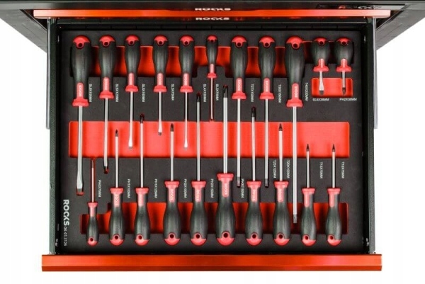 Sada Plochých Šroubováků Torx Ph 21 Dílů Rooks