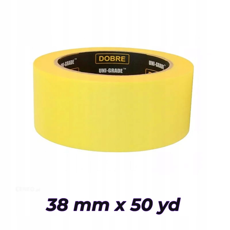 

Uni-grade taśma malarska 38mmx50yd papier żółta