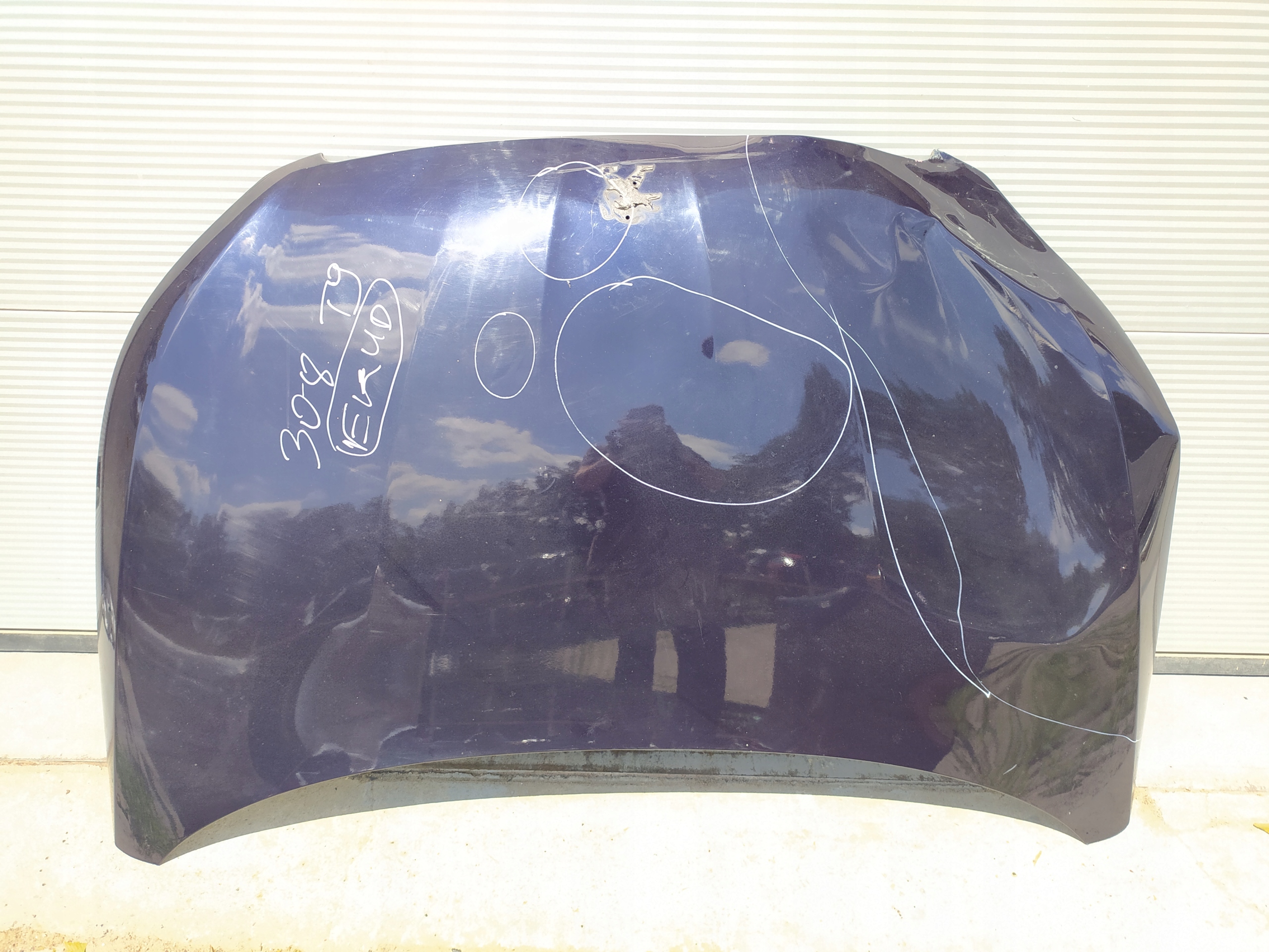 PEUGEOT 308 T9 передний капот 2014-