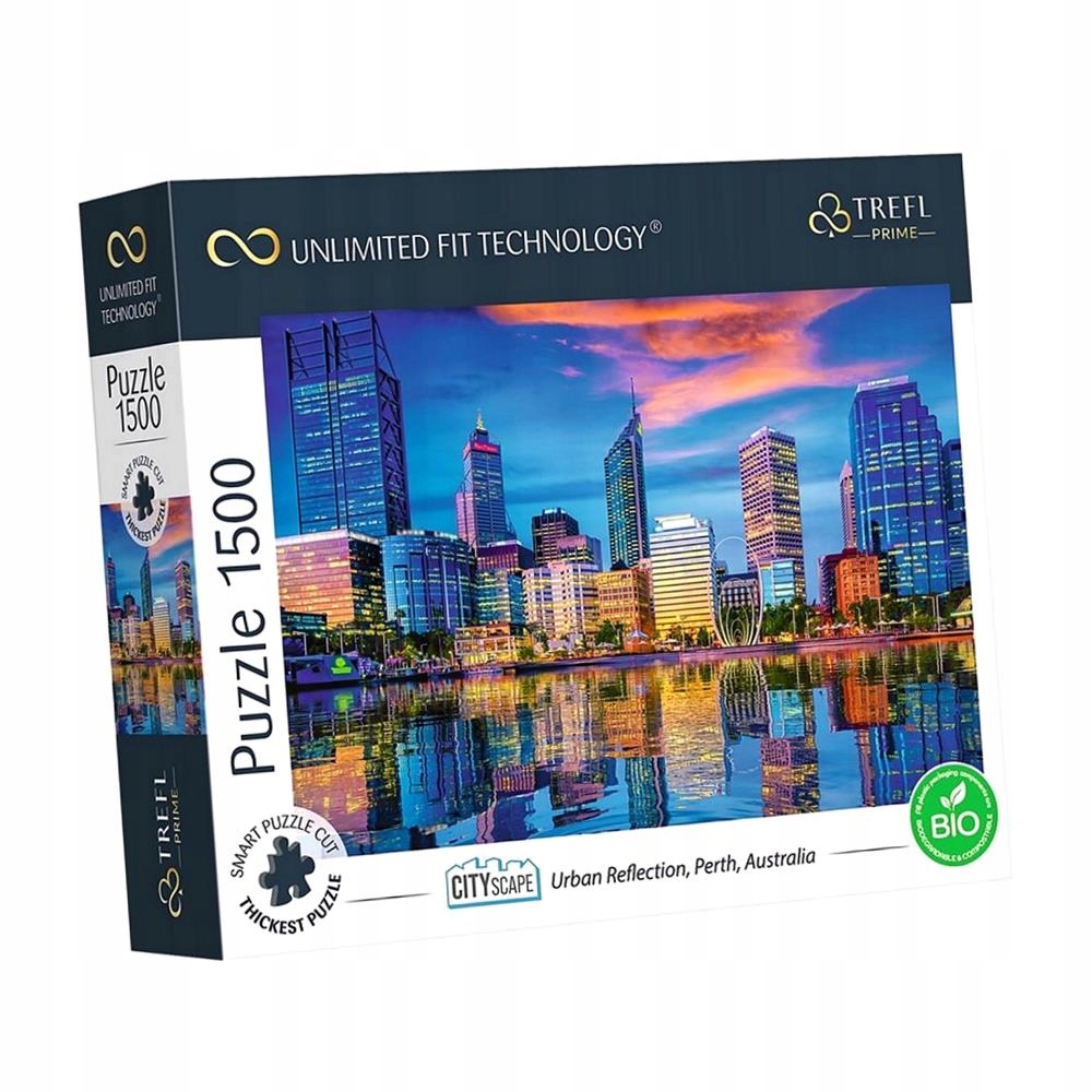 PUZZLE 1500 UFT ŚWIATŁA MIASTA PERTH AUSTRALIA 2.. 13184109671 Allegro.pl