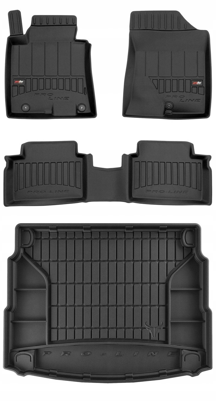 Set 3D gumové rohože Hyundai i30 2 Hb 2011-2017