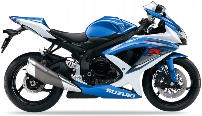 Samolepky Juula Pro Suzuki Gsxr 750 2009 Modré Ysf Bílé Ybd