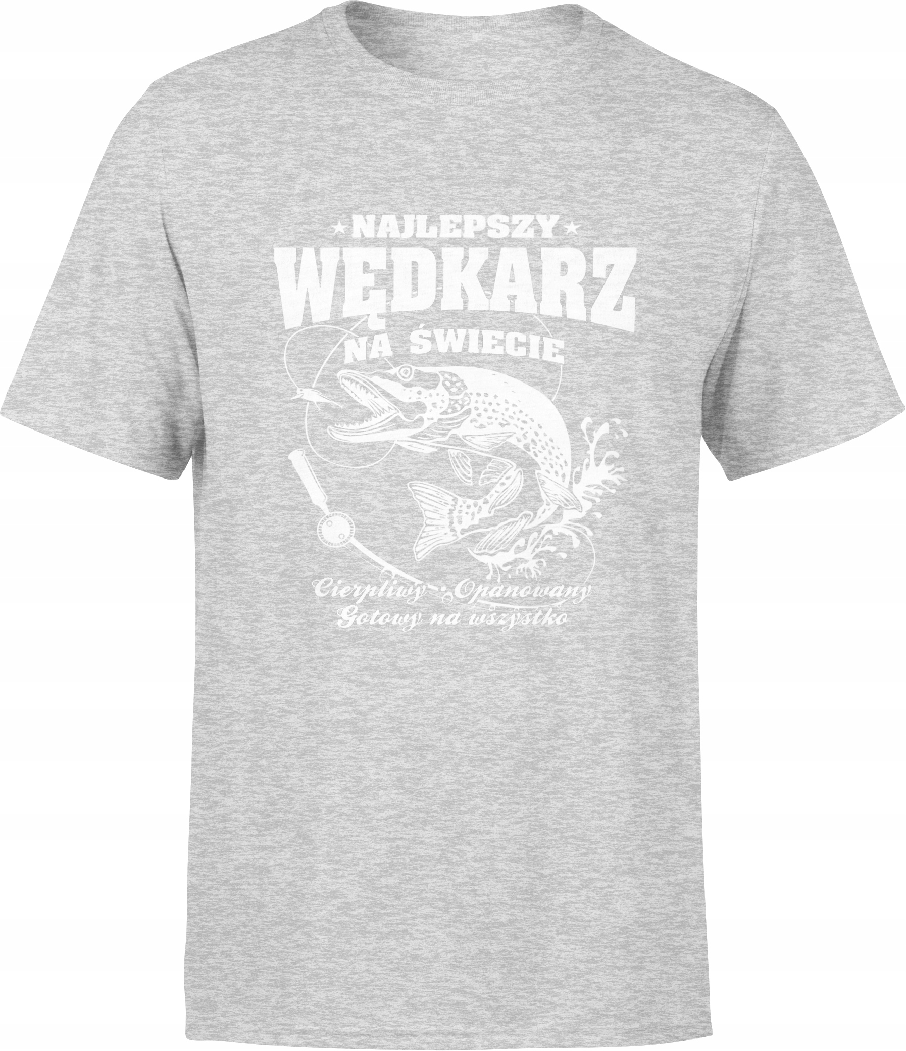 

Męska Koszulka T-shirt Dla Wędkarza R. XXL
