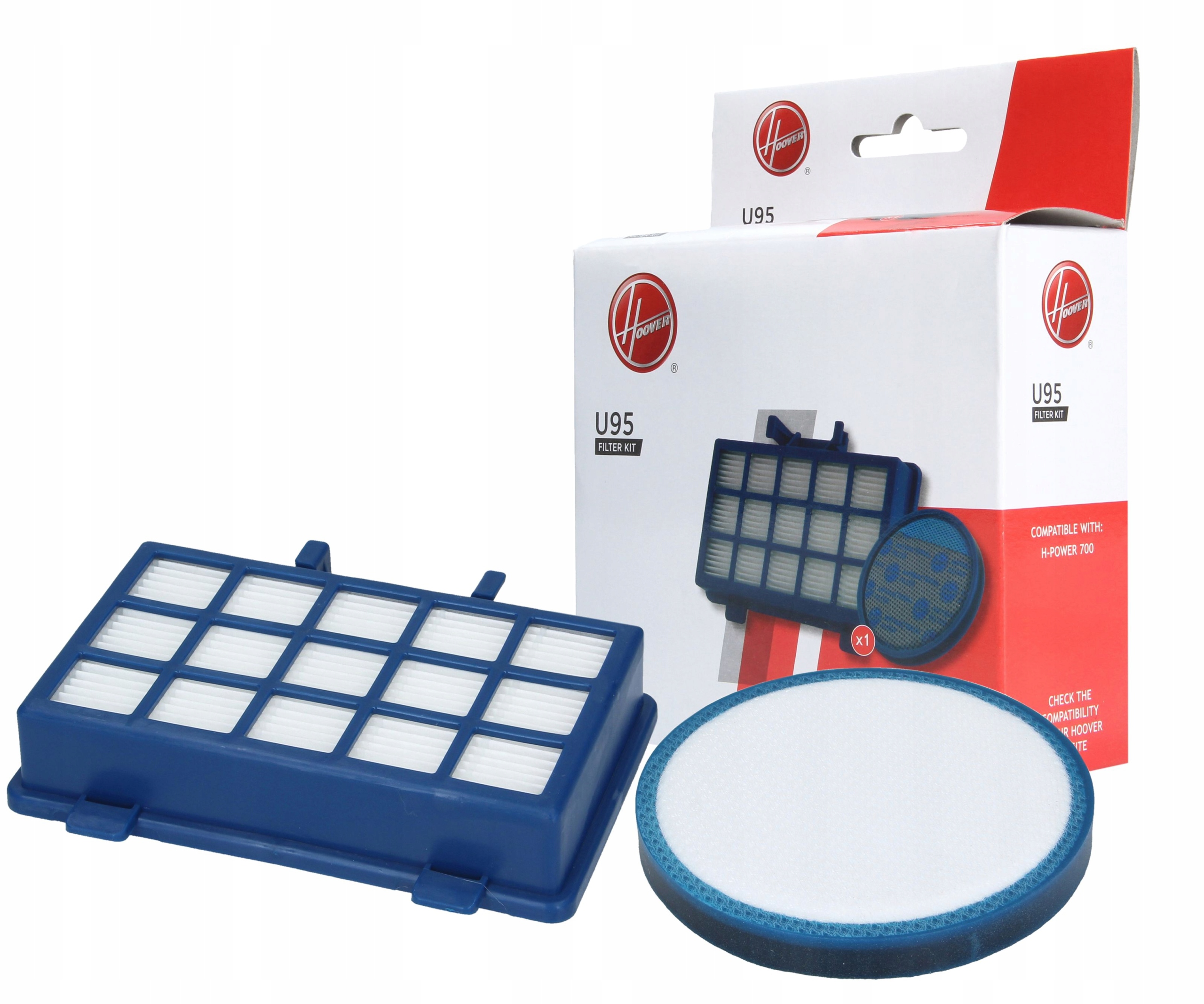 

Zestaw filtrów U95 2szt do odkurzacza Hoover