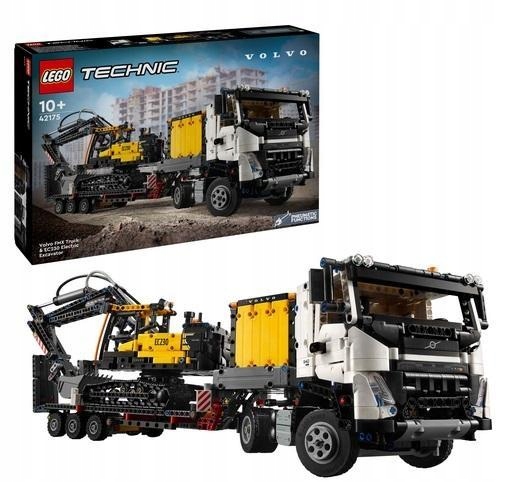 Lego(r) Technic 42175 Nákladní automobil Volvo Fmx a bagr.