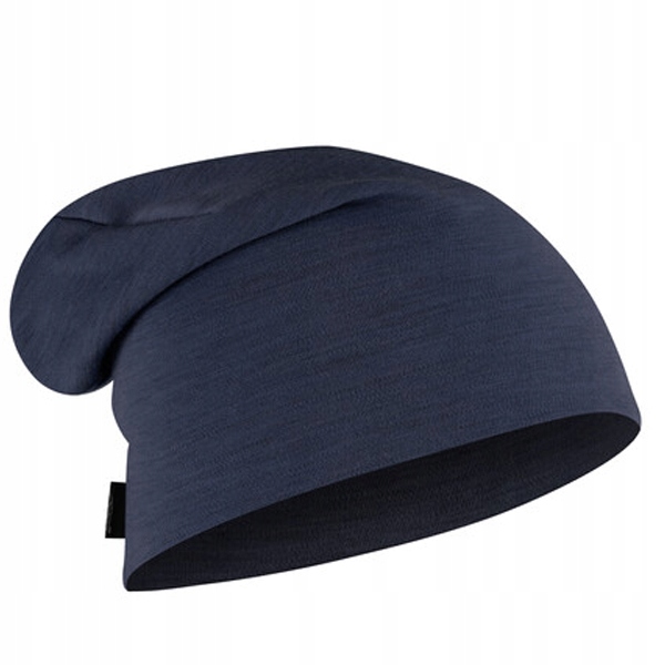 Buff czapka zimowa ciepła wełna merino heavyweight denim granat Rozmiar uniwersalny