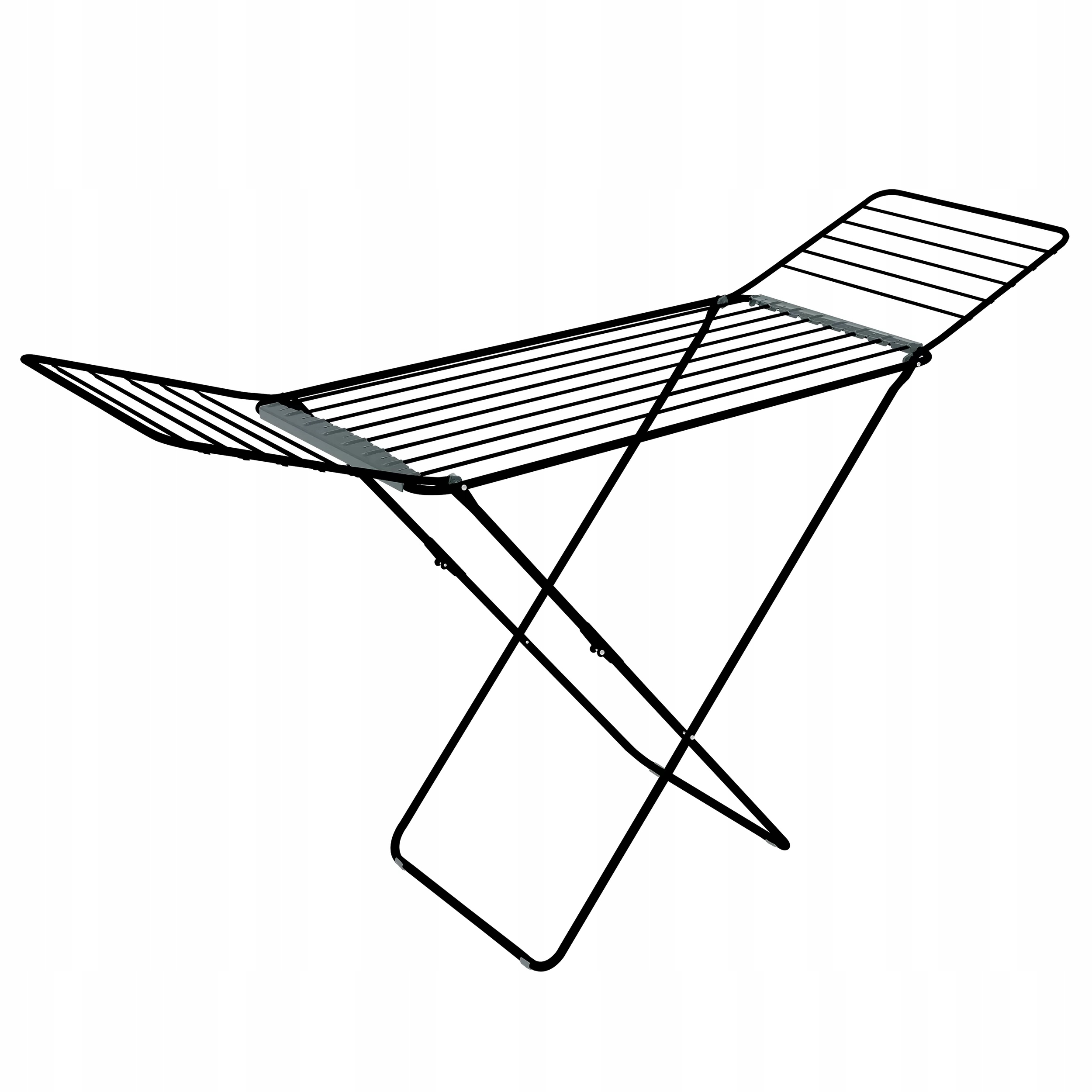 Levně Sušák na prádlo, volně stojící horizontální CasaSi 100-178 cm