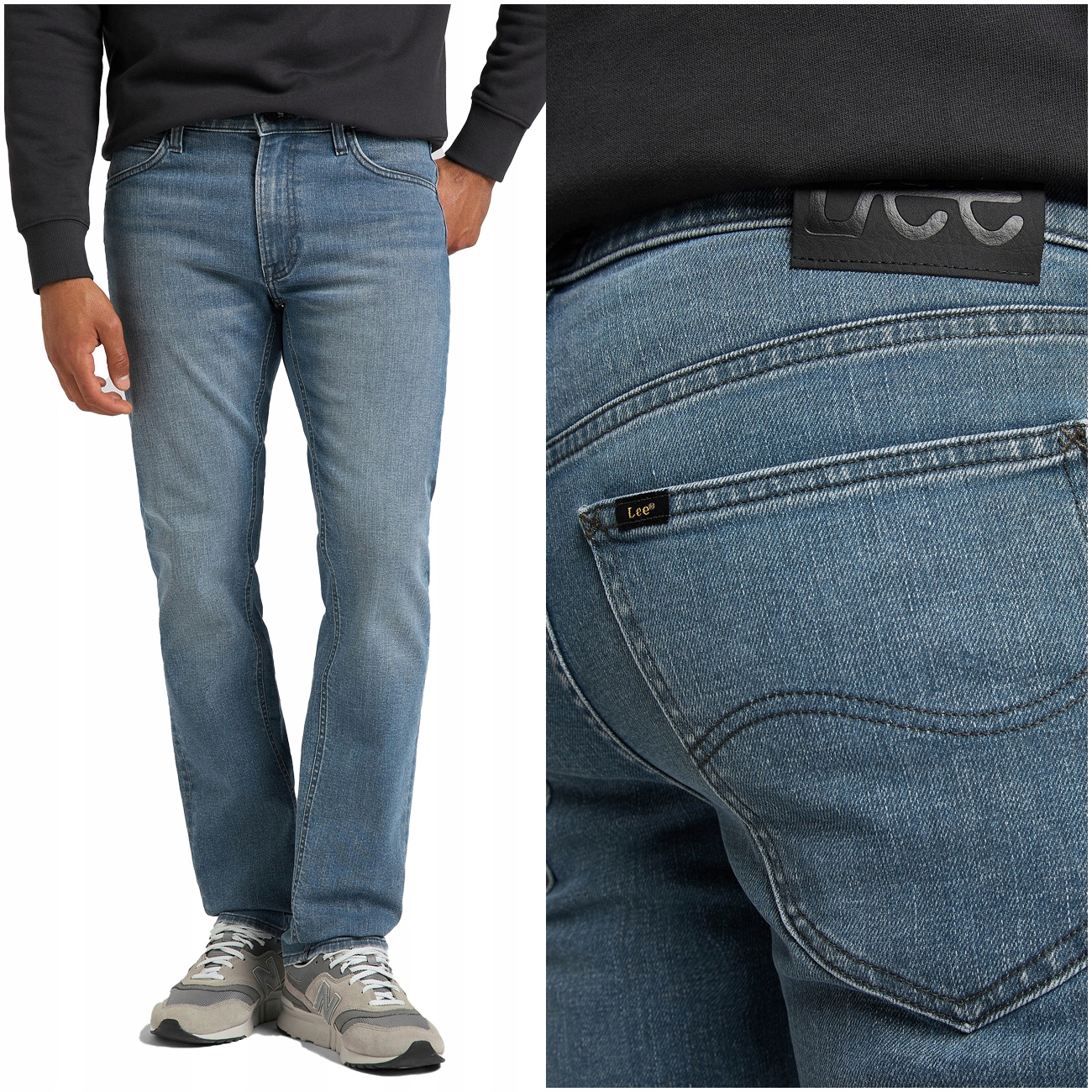 

Lee Daren Zip Fly Męskie Spodnie Jeansowe W34 L30