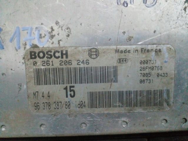 control unit of the engine CITROEN SAXO 1.1 B 13175450599